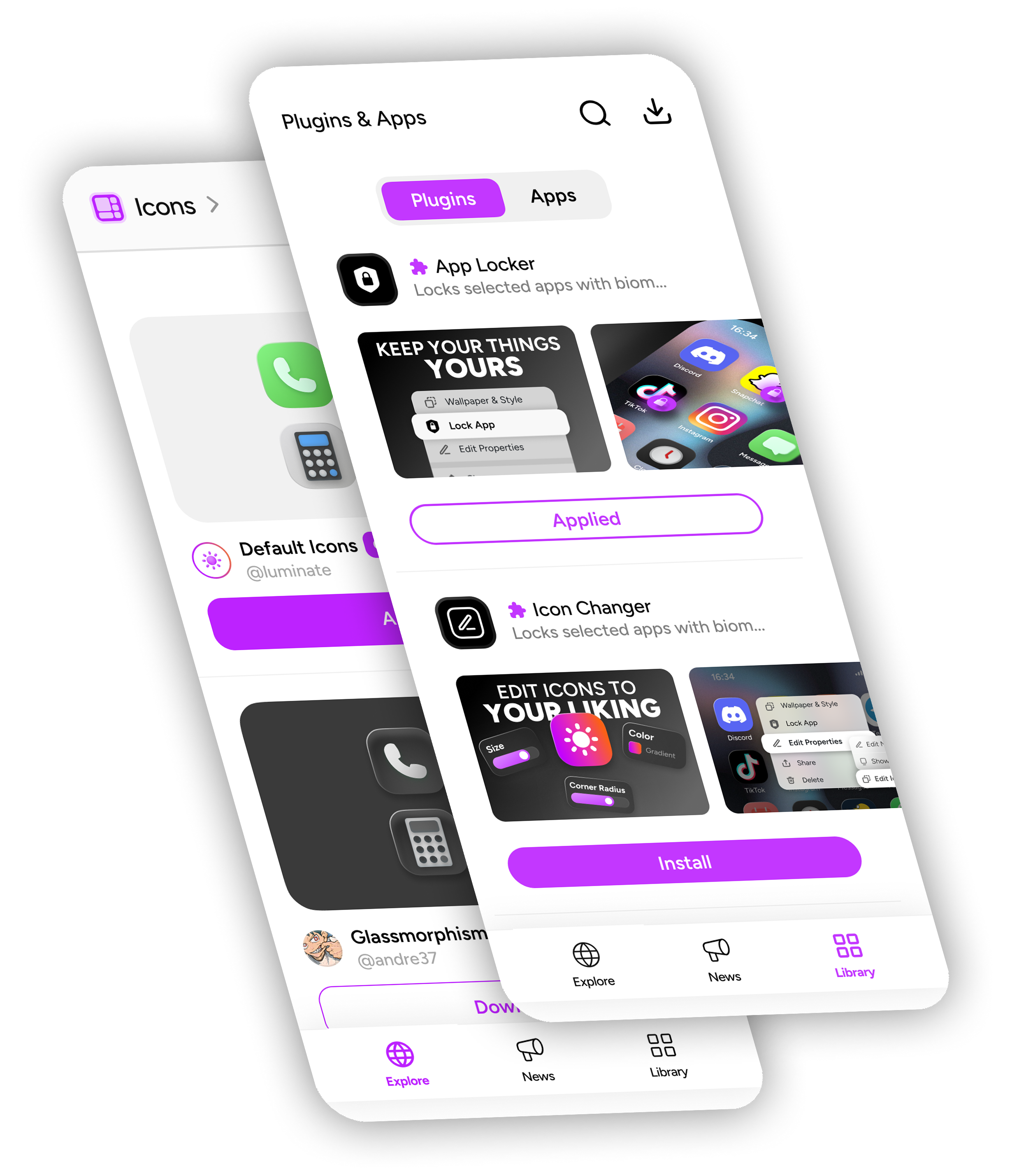 Luminate Launcher Preview